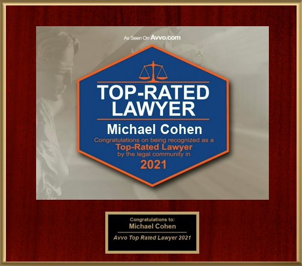 2021 award avvo michael cohen